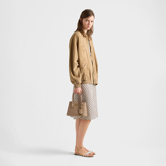prada double saffiano leather mini tote bag #1ba497